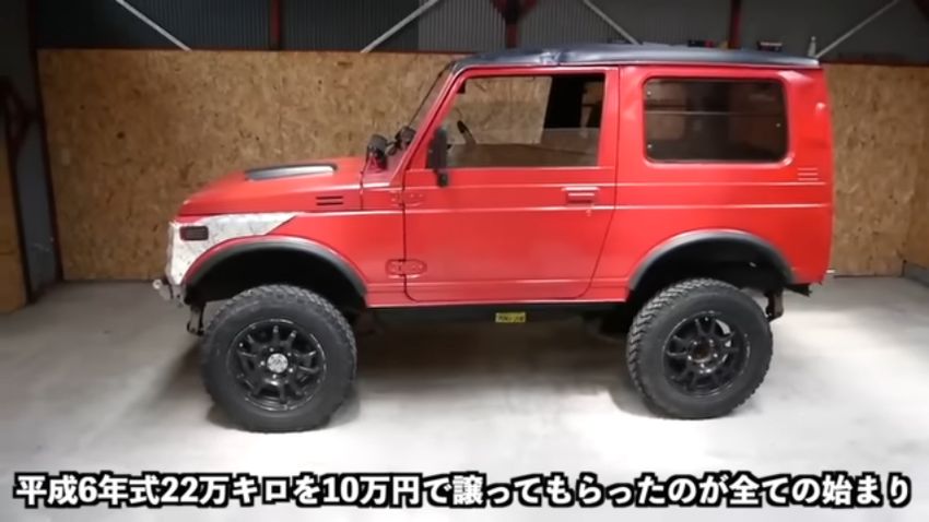 10万円で買った走行距離22万キロのジムニー
