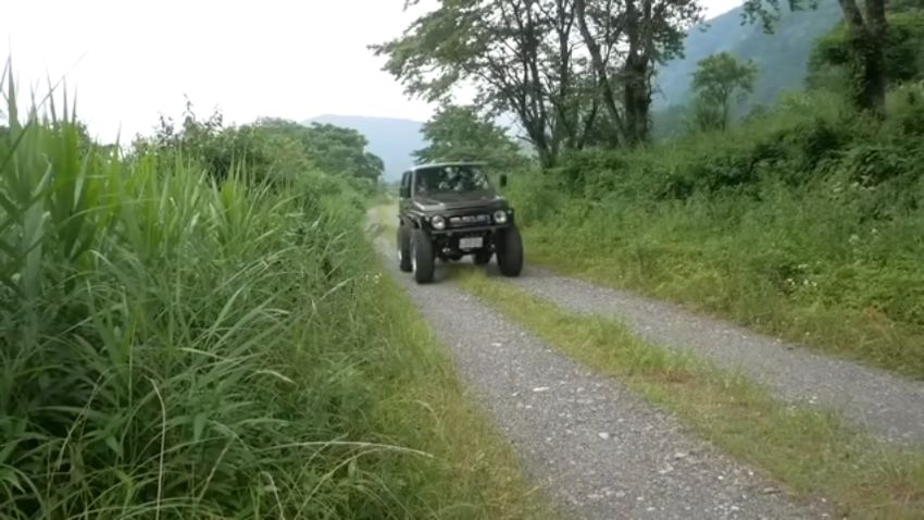 車検を終えて再び公道を走れるようになったジムニー