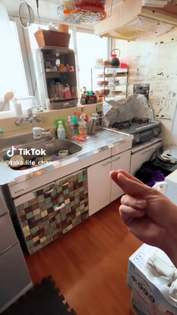 生活感のあるキッチン