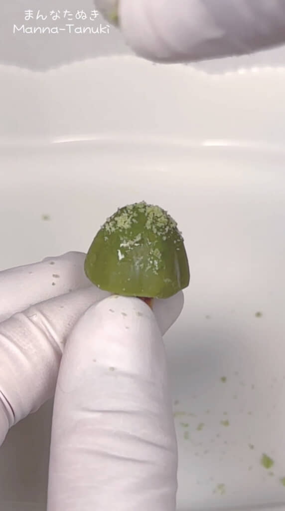 プレッツェルで草を表現