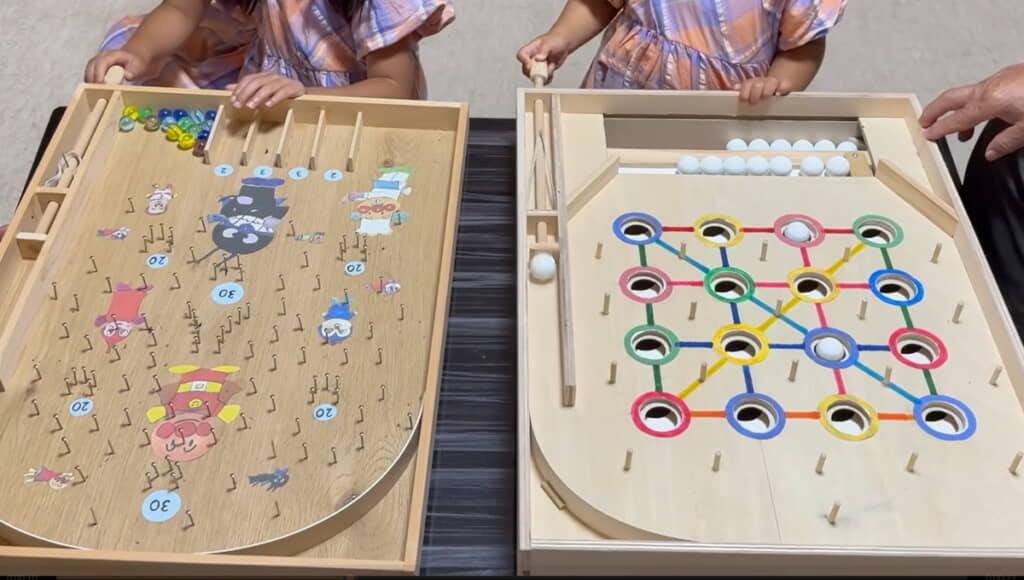 レバーを引っ張ると