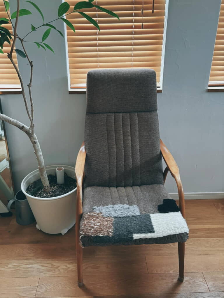 毛糸でリペア！