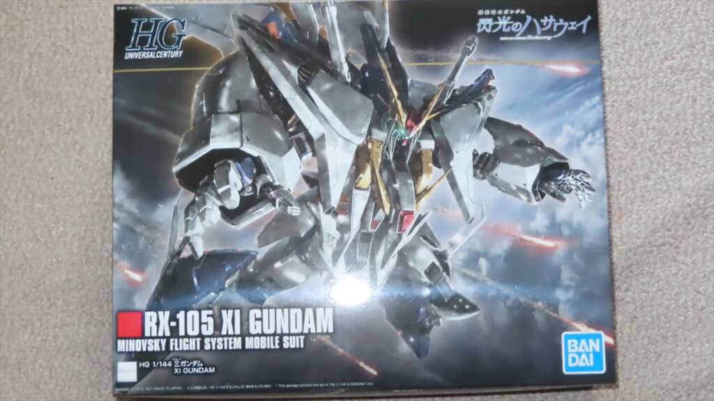 イラストにしか見えない塗装のガンプラ「Ξガンダム」