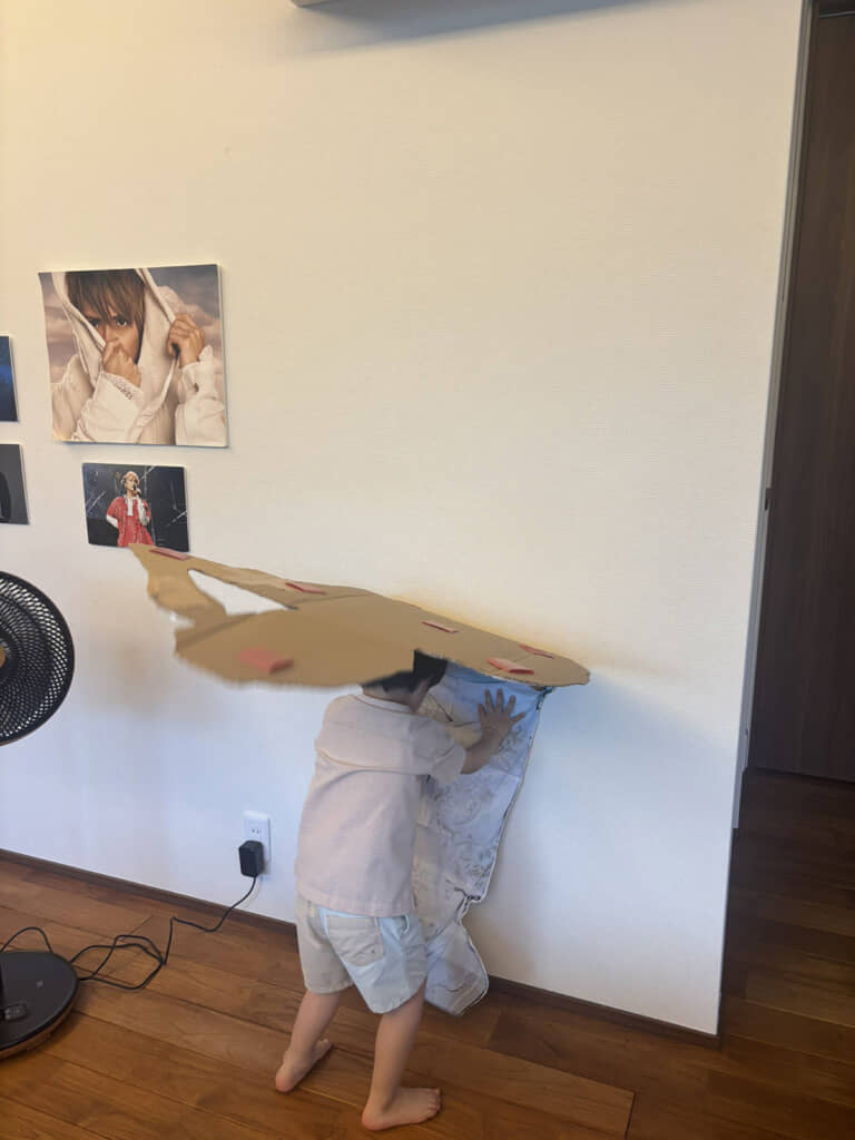 はがれてきちゃう……！