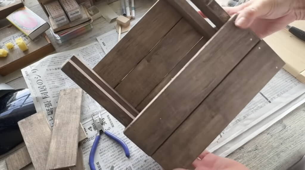 プランターのメインの構造が完成
