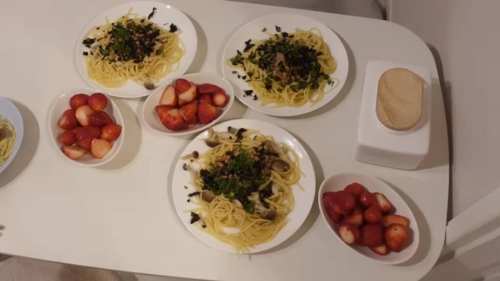 
木曜日の晩ごはん