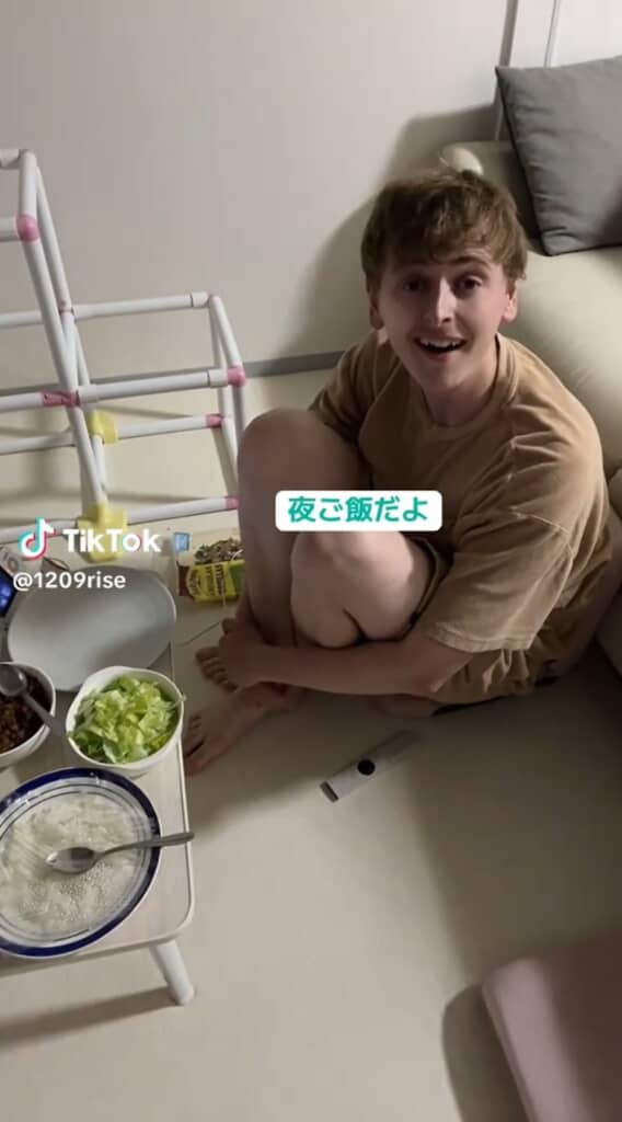 夜ご飯を作って待っていてくれたルイスさん