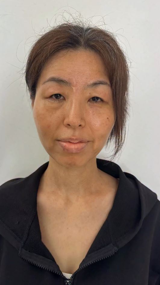 メイク前のゆかさん