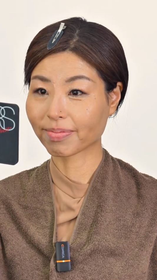 目元もぱっちり