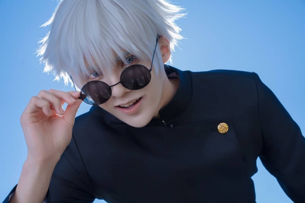 表情も五条先生そのもの