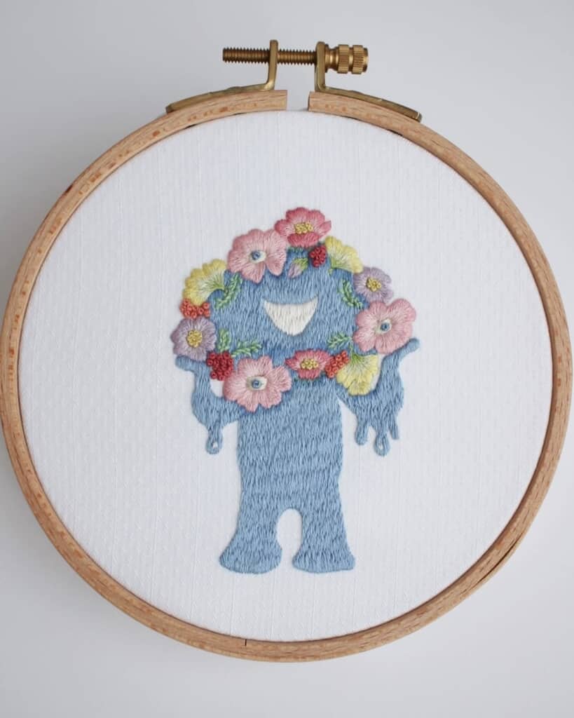 プロがミャクミャクの刺しゅうをしたら……？