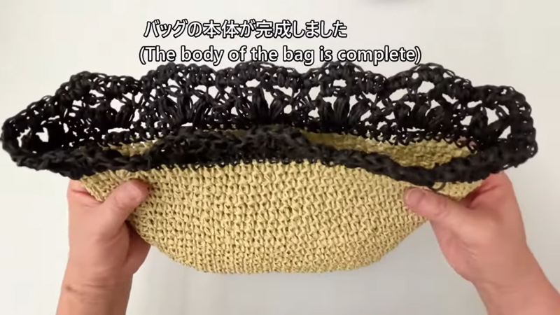 バッグ本体の完成です！！