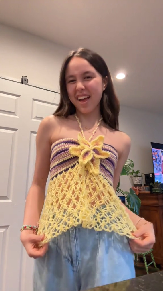 真ん中には魔法の花