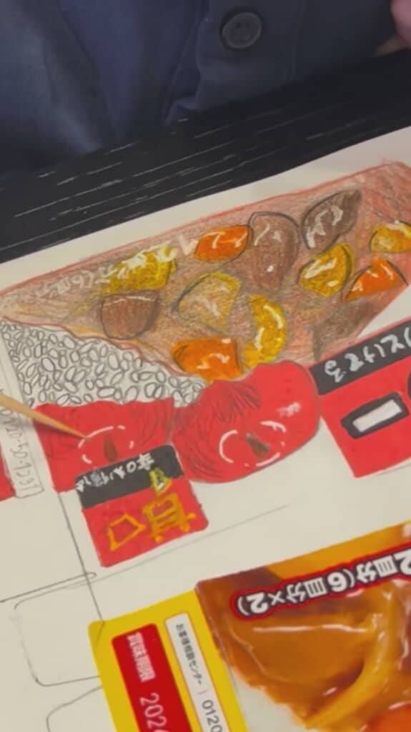 竹串を使った工夫も