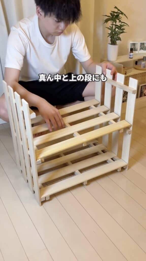 中央と上の段も同様に貼り付け