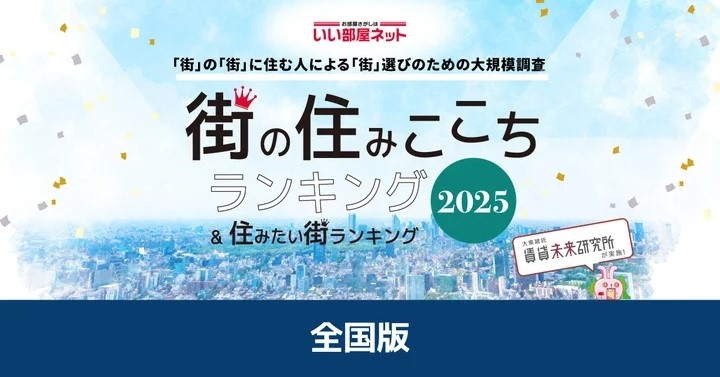 街の住みここち&住みたい街ランキング2025