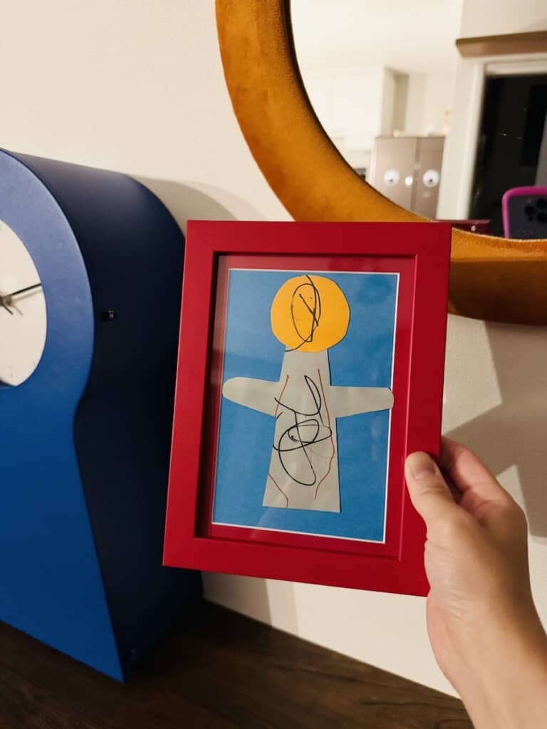 親子で共同制作した太陽の塔