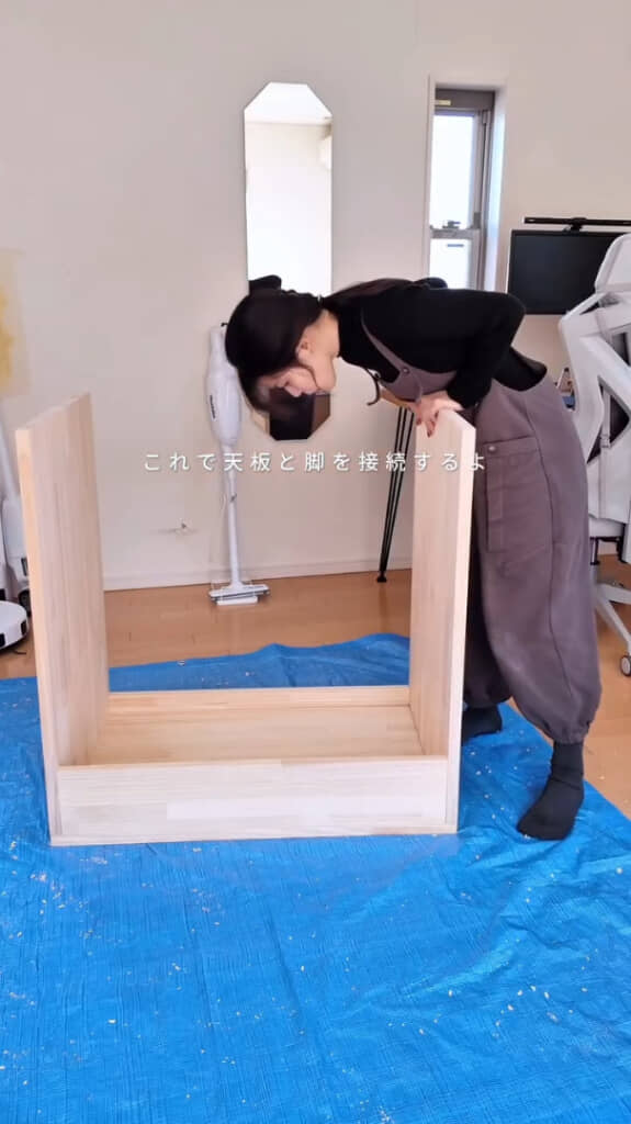 洗面台本体からDIYで製作