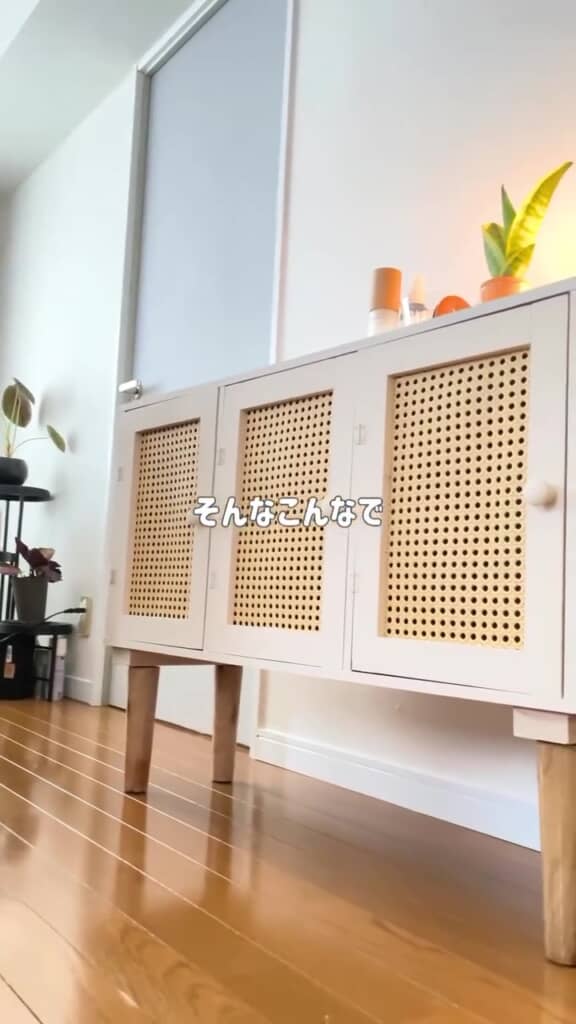 横長のキャビネット完成！