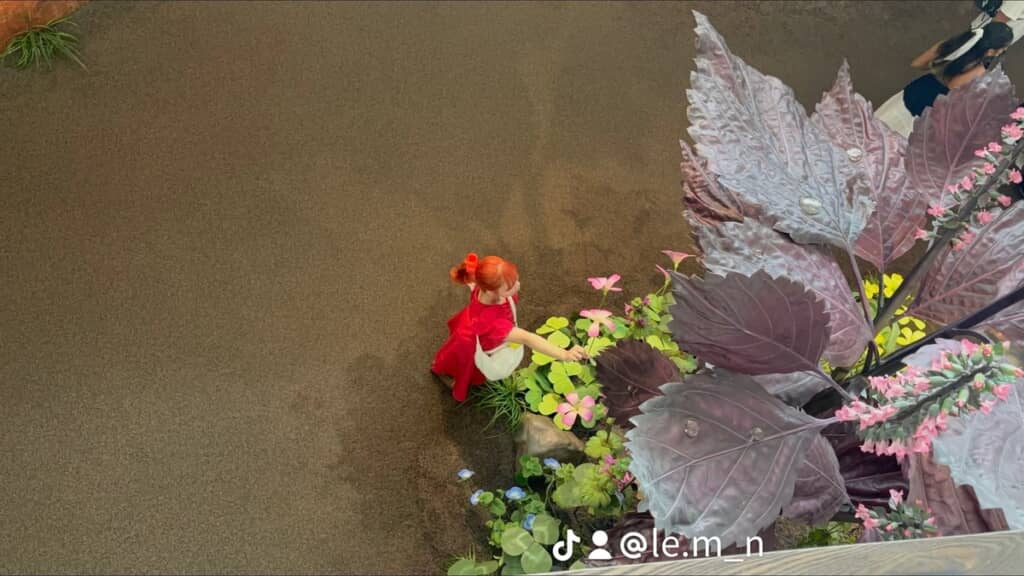 シソの葉とアリエッティ