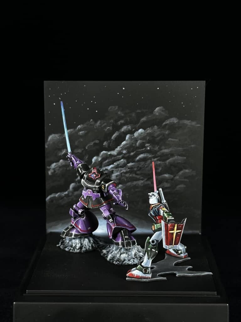 ポスター風ジオラマの全景