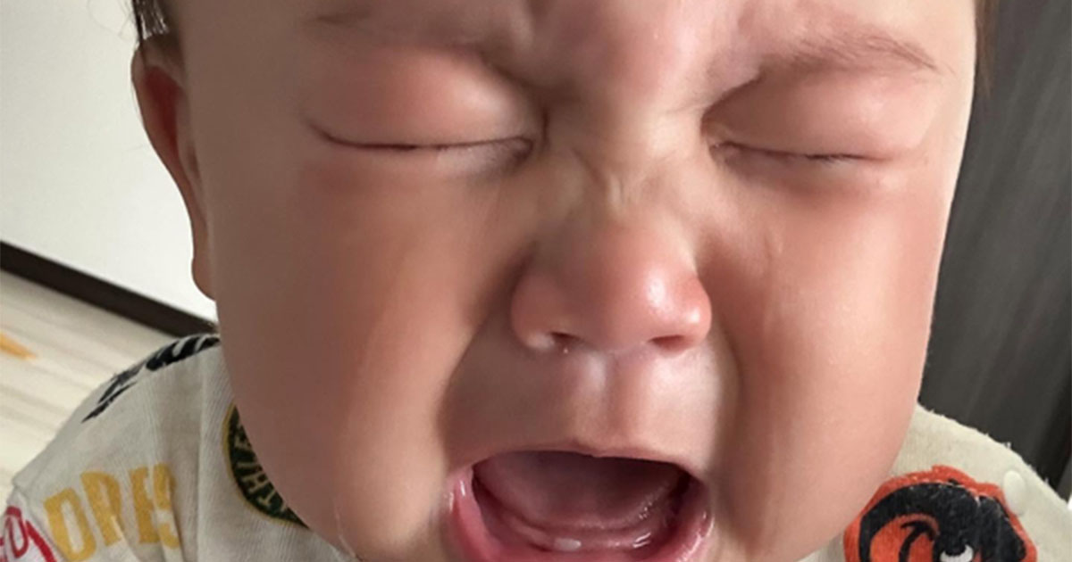 「ママが隣にいないー！」と号泣する11カ月赤ちゃん→次の瞬間……　まさかの表情に「声が出ました」「涙出る！！」（1/3） | 育児 ねとらぼ