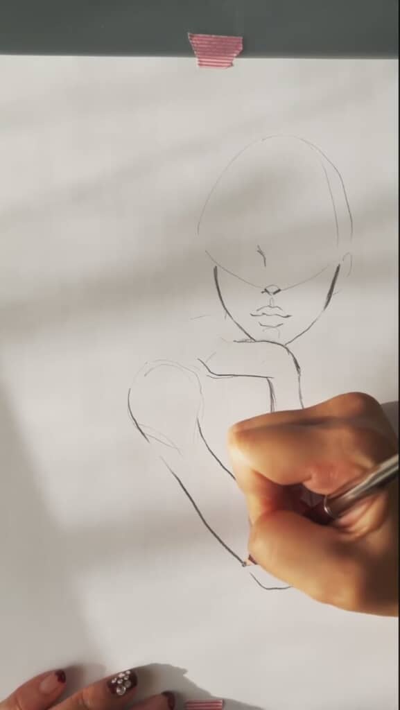 見る見るうちに絵ができていきます