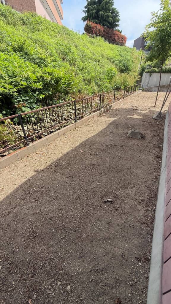 物干し竿も置けそう