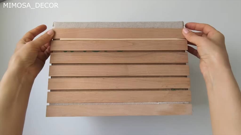 ダンボールでオシャレな収納バスケットを作るDIY