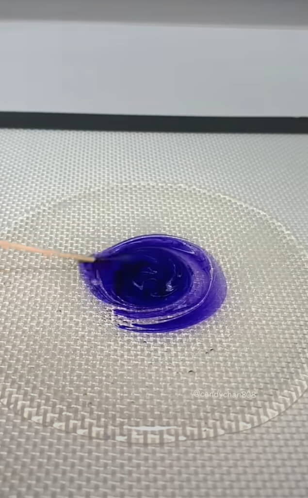 あめを紫に色付け