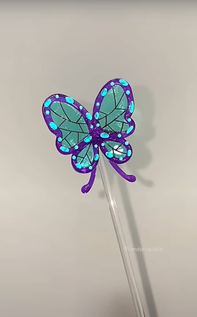 出来上がり！　羽の左右バランスも完璧