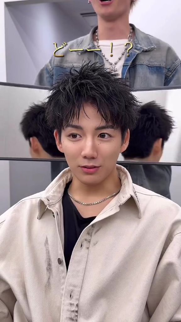 おしゃれな短髪が完成！