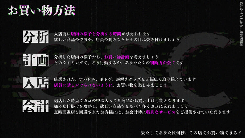 「買い物」の流れ