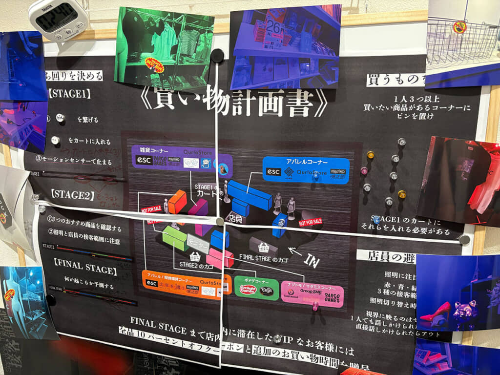 店内の見取り図