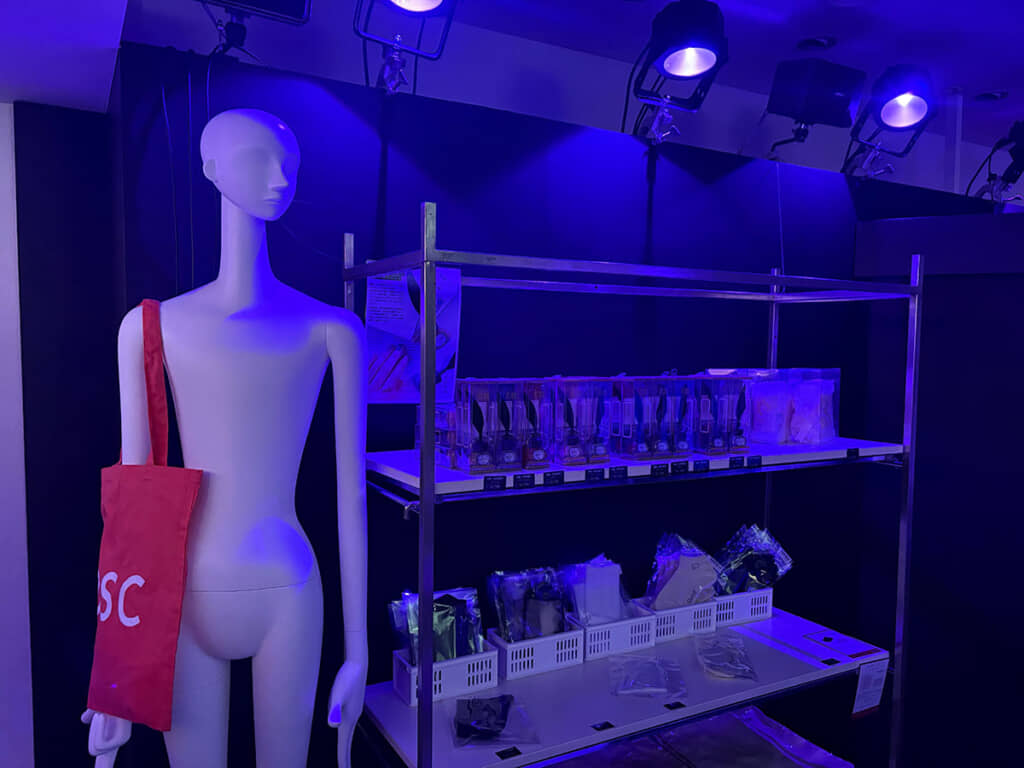 商品が配置されている画像