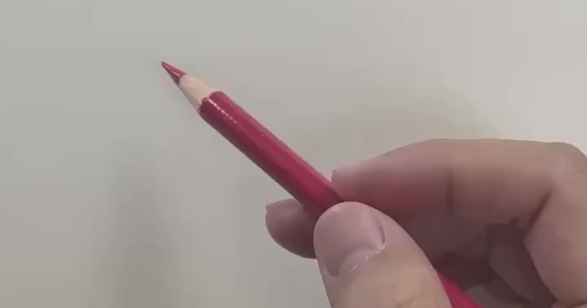 わずか3本の色鉛筆でここまで……　完成した“魔法のような絵”に「何が起きた」「マジックですか？」（1/3） | 絵画 ねとらぼ