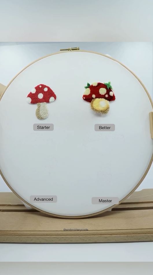 StarterとBetterのきのこ