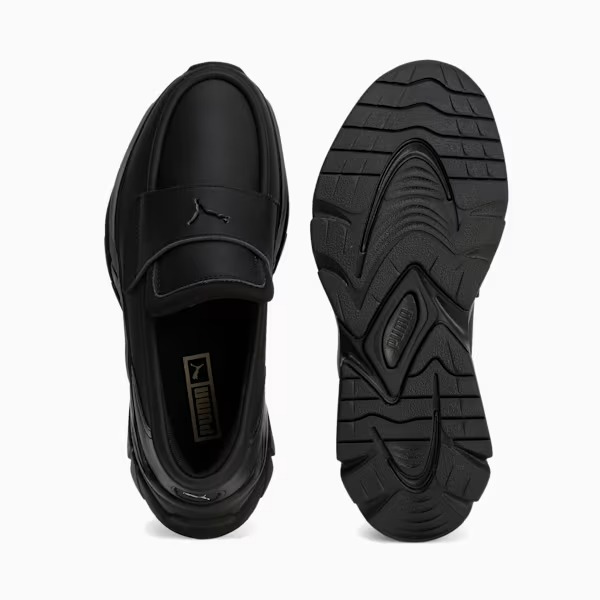 【値下げ】PUMA ブラック ローファー 厚底 Puma ブラック ローファー 22.0cm 厚底 - メルカリ