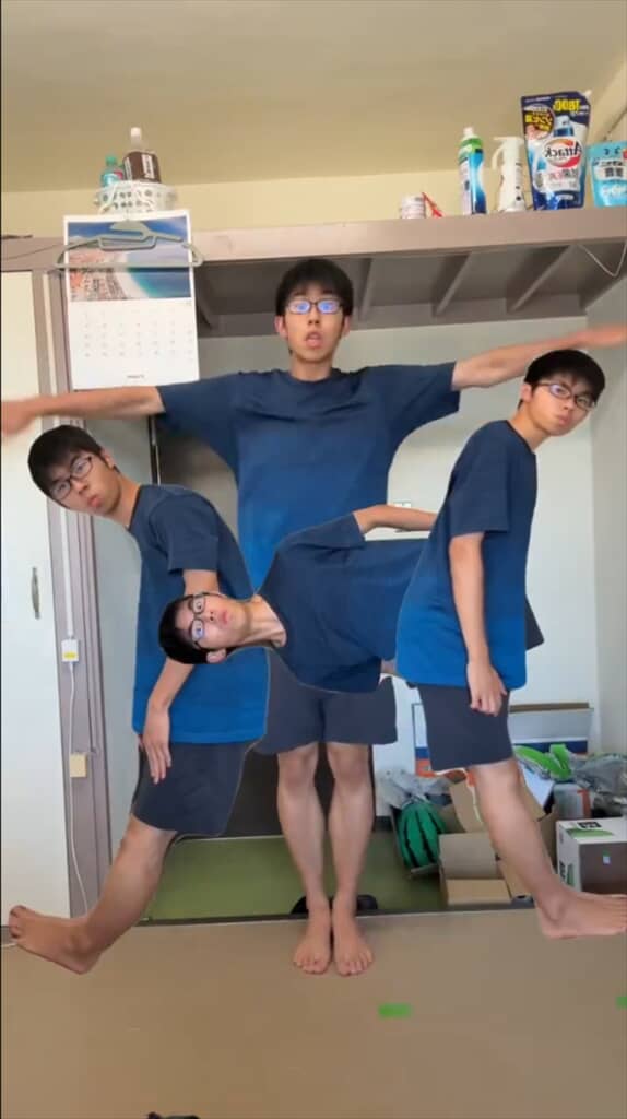 体を張ってプロ野球12球団のロゴを再現する阪大生