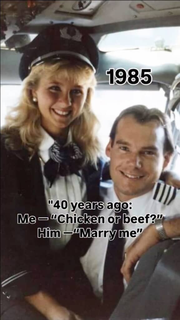 同じ飛行機に乗っていた2人の40年後