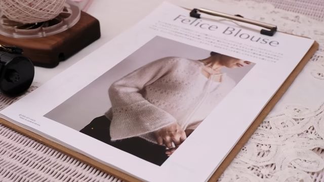 おしゃれなサマーニットを編みます