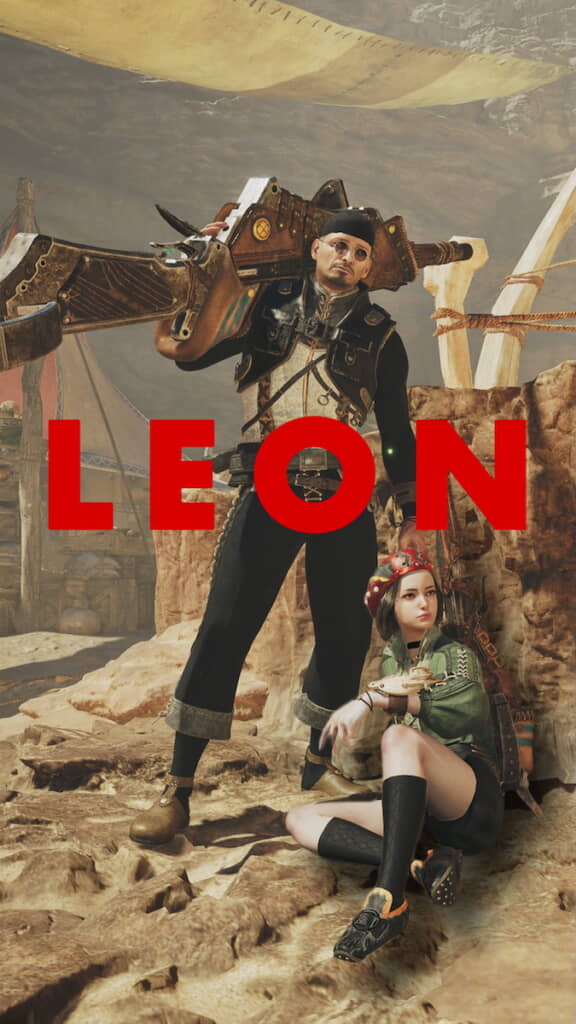 レオンとマチルダがモンハンの世界に!?