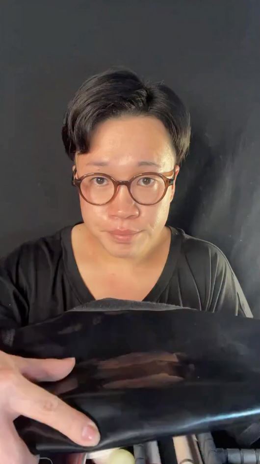 メイク前のtarochanさん