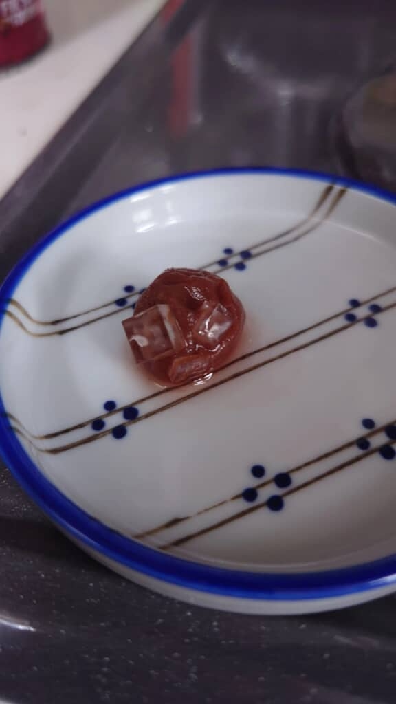 梅干しにキラッと輝くものとは……？