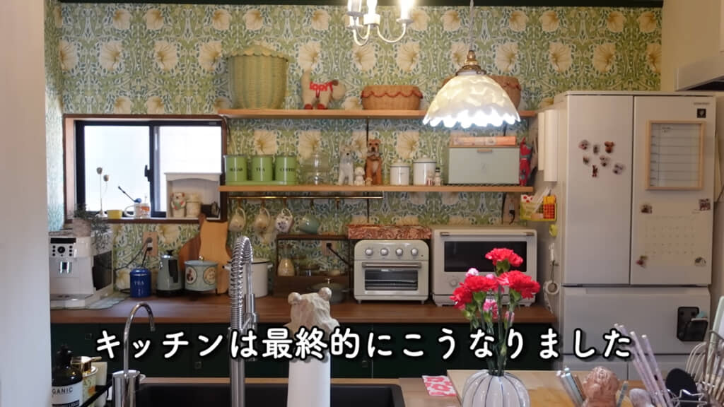 オシャレで明るいキッチンです