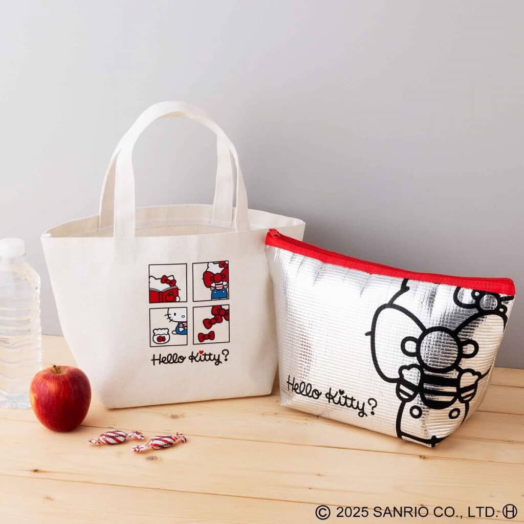 ハローキティのトートバッグ＆保冷ポーチ