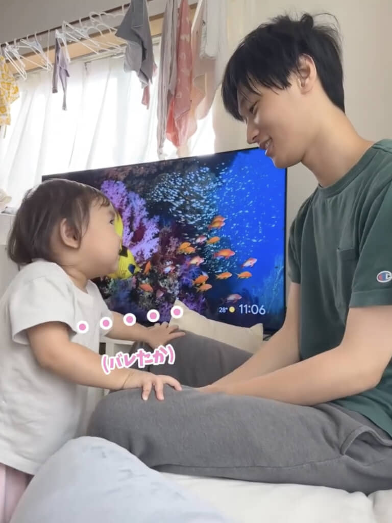 無言になるいろはちゃん