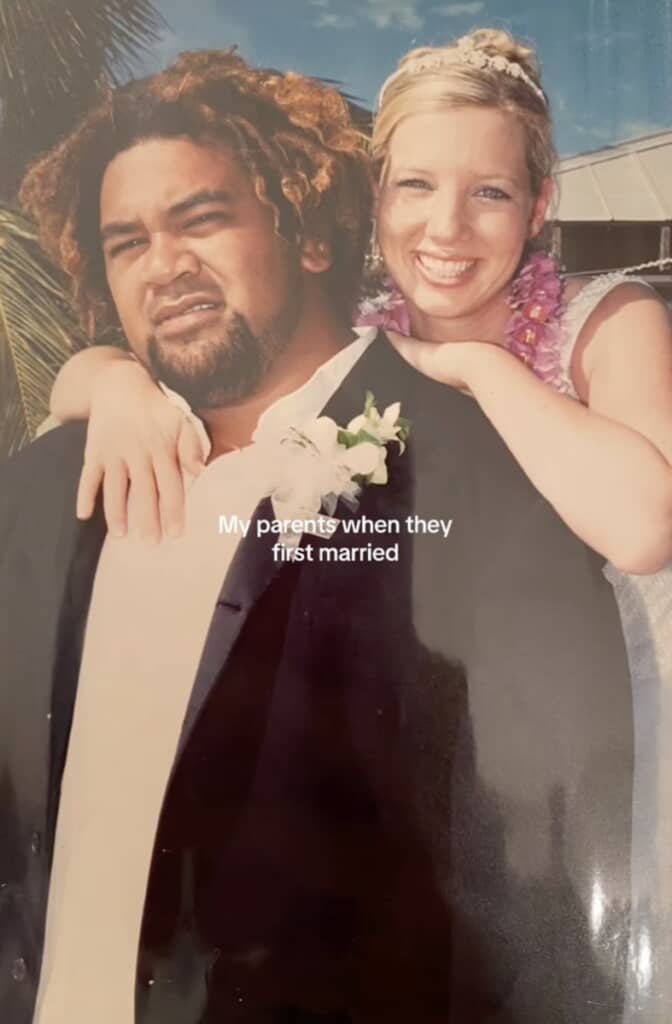 新婚時代のパパとママ