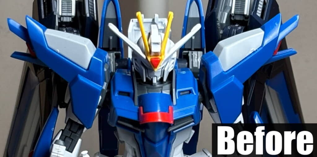 ディテールアップ前のライジングフリーダム