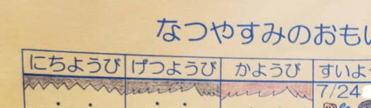 娘の幼稚園にもらった夏休みカレンダー、妻が手を加えたら……　教室に飾られ先生に称賛された完成度に「これは凄い」「ほんと羨ましい」（1/3） | カルチャー・アート ねとらぼ